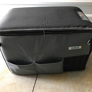 Dometic cooler in soft-sided insulated case