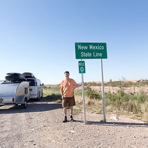 New Mexico/Texas state line