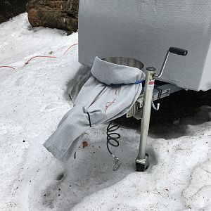 Camper cover bag hitch cover