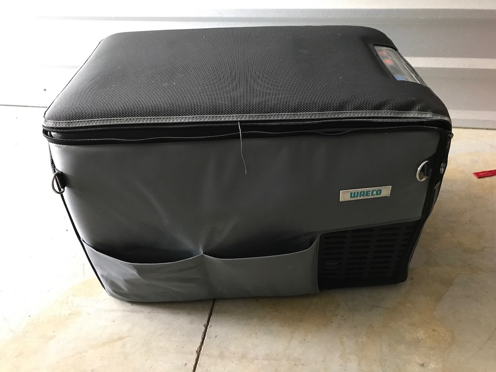 Dometic cooler in soft-sided insulated case