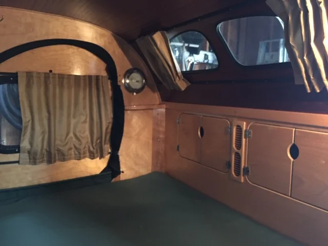 Front Storage, Mahogany Trim